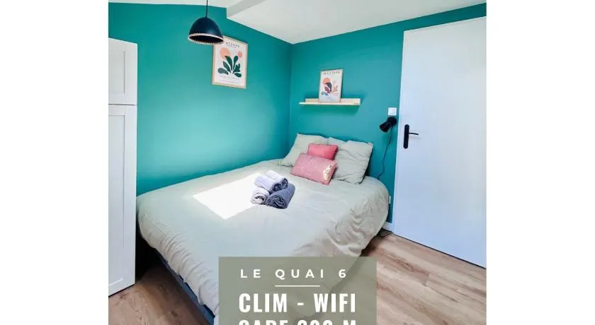LE QUAI 6 - Studio neuf CALME LUMINEUX - CLIM - WiFi - Gare à 200m - Image 1