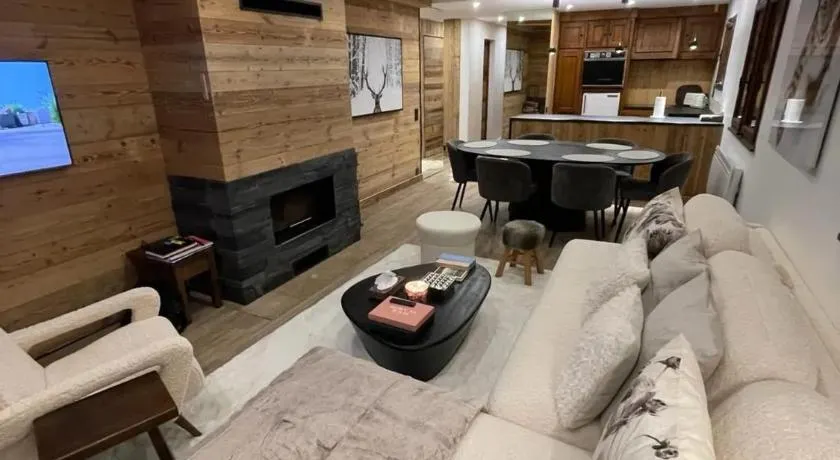 Appartement chaleureux à Megève - 80 m² avec jardin et cheminée. - Image 1