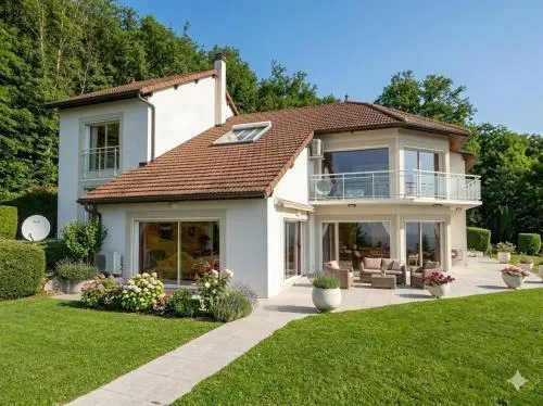 Villa de Prestige Vue Lac & Alpes 6 Chambres 20 min Genève - Image 1