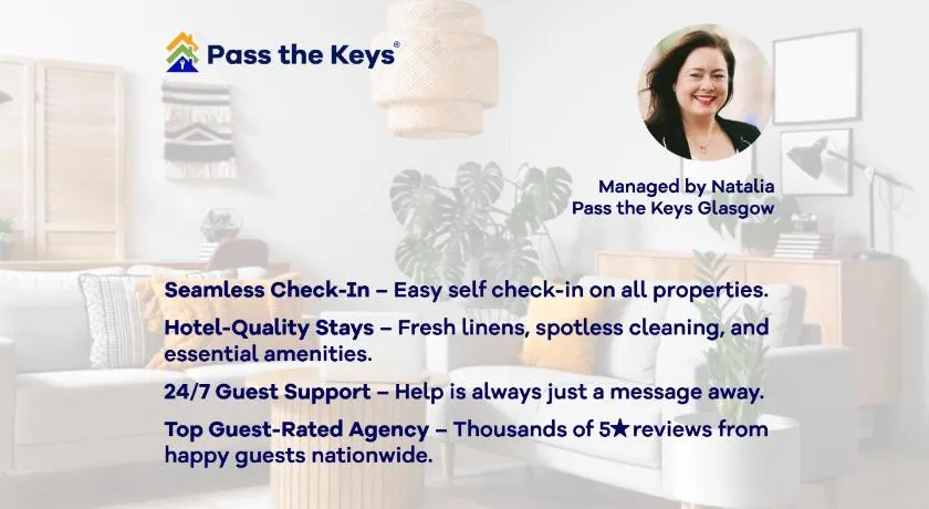 Warm Welcoming Paisley Stay Near Transport Links - Pass the Keys - Image 1