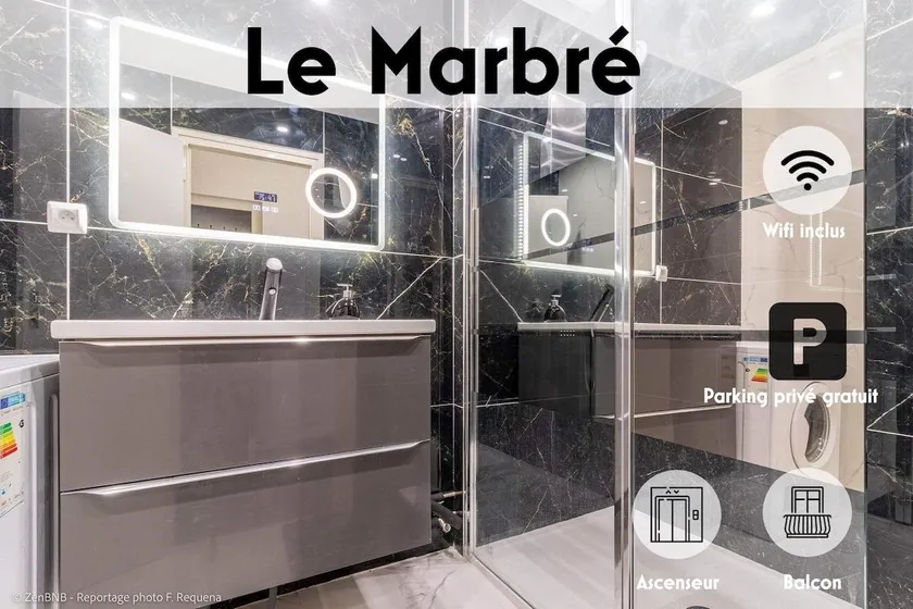 apartment hotel VIP le marbré design 60m2 - Image 1