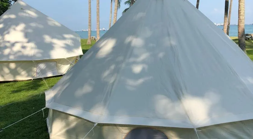 Glamping Kaki - Medium Bell Tent - Image 1