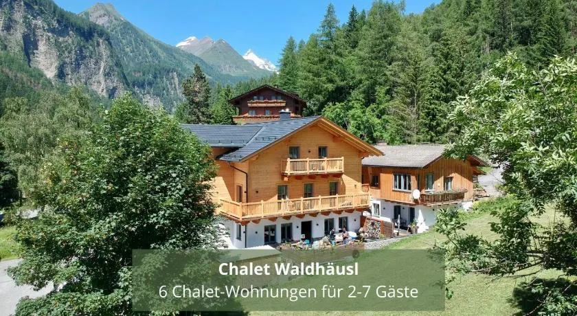 Chalet WaldHäusl luxuriöse Ferienwohnungen mit Sauna & Whirlpool, Kamin, Balkon oder Terrasse mit Bergblick - Image 1