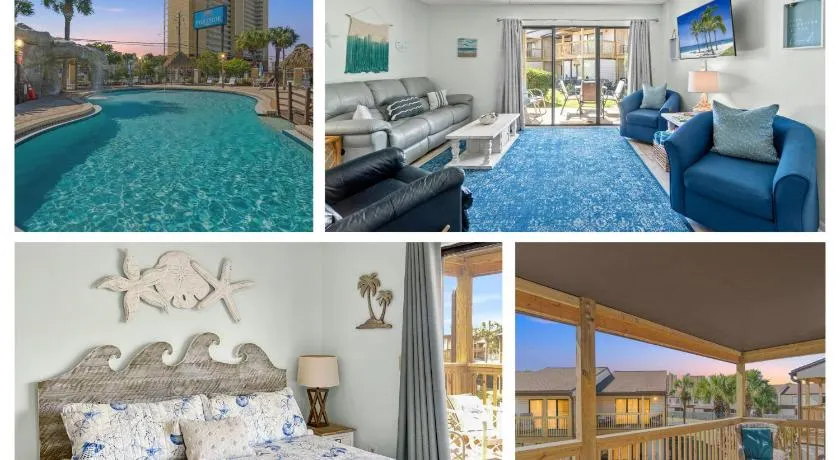 The Salty Suite Beach House- heated pool! hot tub! pet and family friendly! No elevators! Park at your door! - Image 1