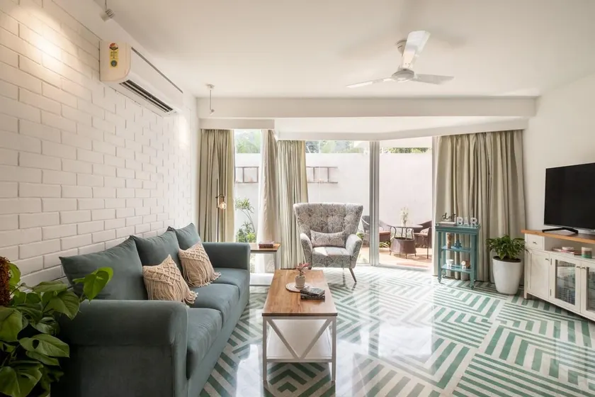 El Raso by The Blue Kite - Premium 1 BHK Apartments with Shared Pool, just 2 mins drive from famous Parra Coconut Tree Road, 24x7 Security, Kitchen - Image 1