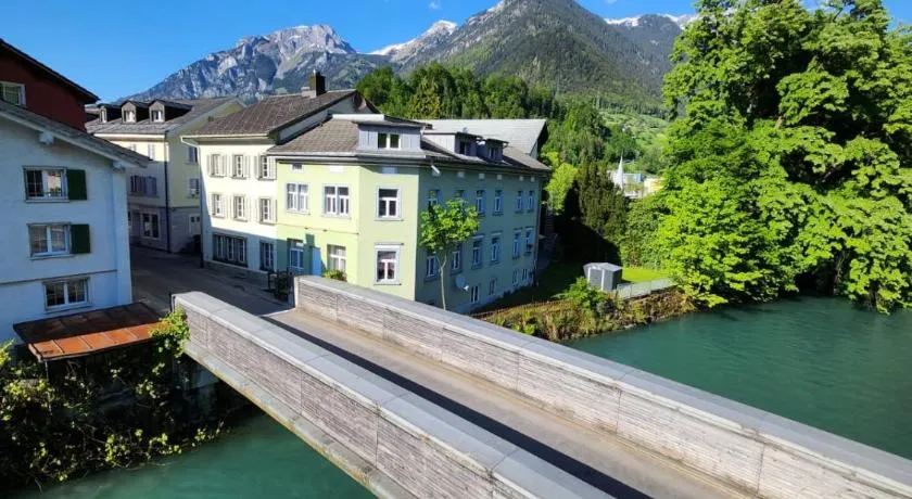 Spacious cellar studio surrounded by mountains and lake - Image 1