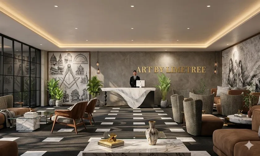 Art by Lime Tree Hotels Near Golf Course Road Gurgaon - Image 1