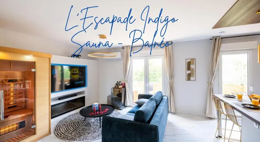 L'Escapade Indigo - Balnéo - Sauna - Image 1