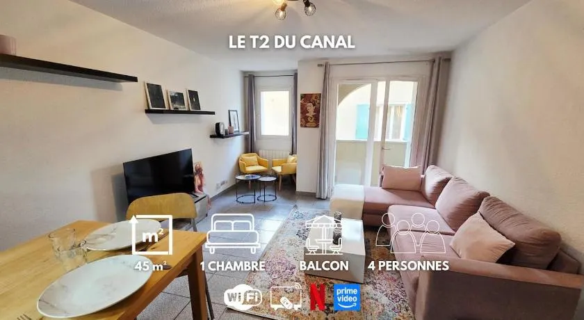 T2 du Canal - 500m Gare - Balcon - Résidence sécurisée - Image 1