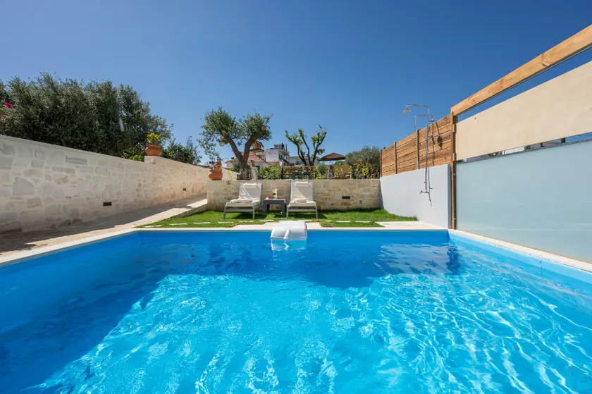 Cozy Villa with Private Pools in Agia Marina,Crete - Image 1