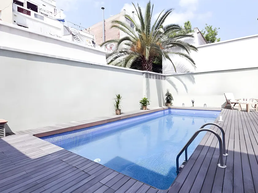 Mon espace Barcelone Apart. dans un bâtiment avec piscine partagée à Gracia - Image 1