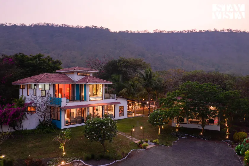 StayVista's House Below The Hill - A stylish Mountain-view villa with Pool and Games room - Image 1