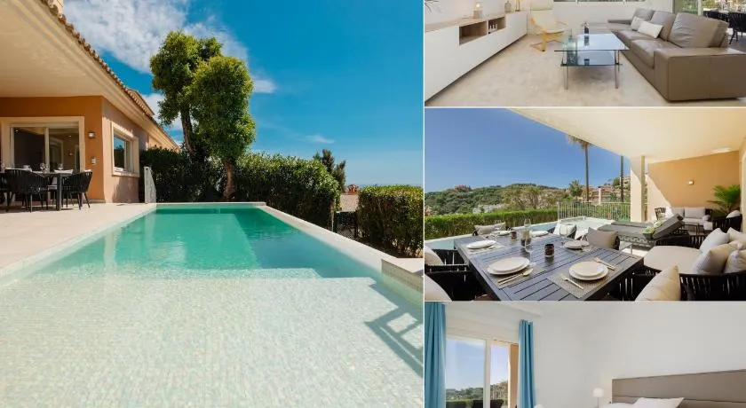 Private heatable infinity pool with sea views in La Mairena, Marbella - Image 1