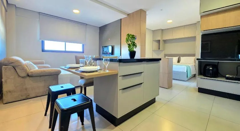Flat novo e moderno, 4 pessoas ao lado do Paraguai - Image 1