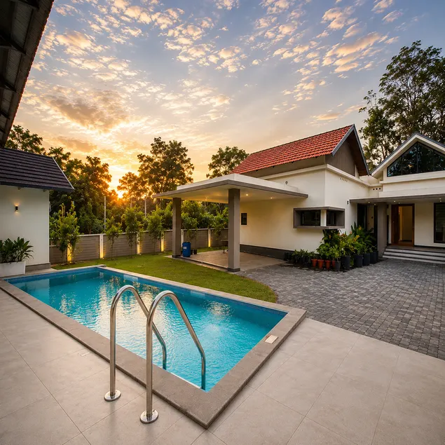 ETSA Luxury Pool Villa for 30 Guests in Thodupuzha - Image 1
