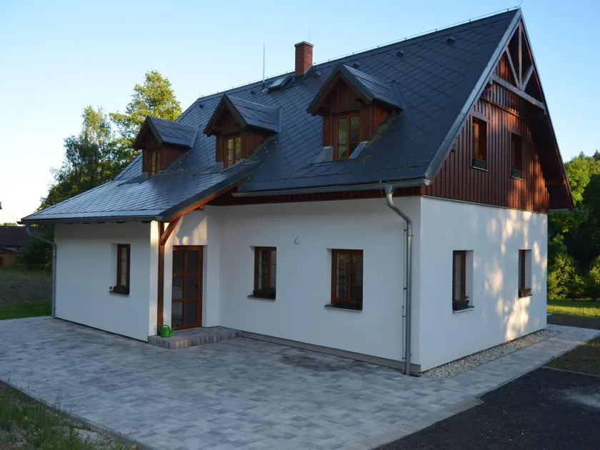 Beautiful, spacious holiday home with fireplace and garden pool near the golf course - Image 1