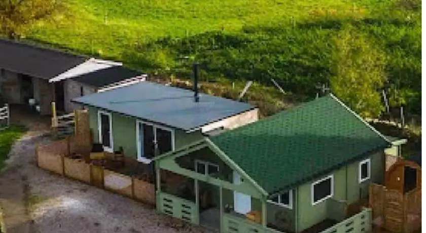 Semi Off Grid Fearless Fox Lodge complete with Log burners, Hot Tub & Sauna - Image 1