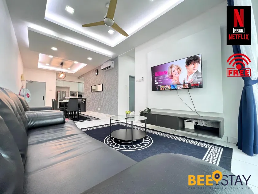 Bandar Saujana Putra Skypark Residence Pool View 8PAX Netflix - Image 1