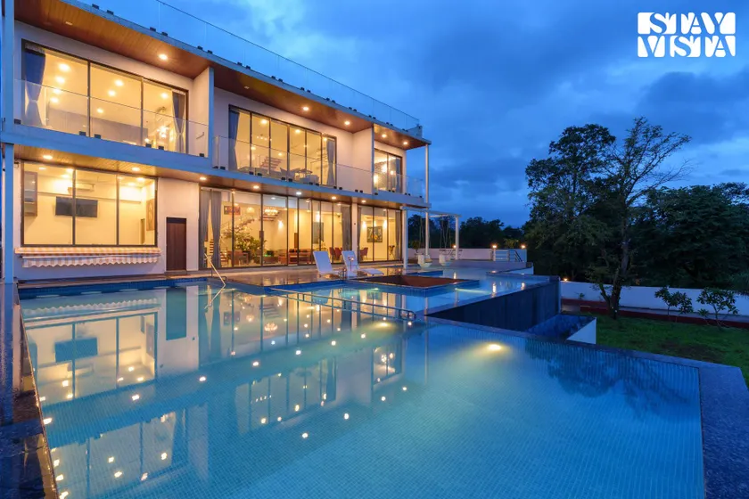 StayVista at Nilaya By The Lake with Infinity Pool - Image 1