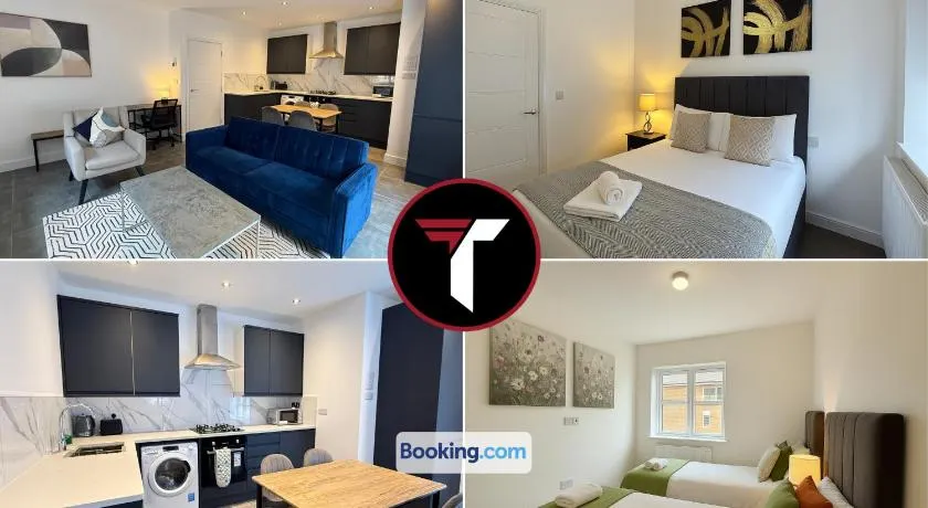 Spacious 2 Bed 2 Bath Flat with Free parking - Image 1