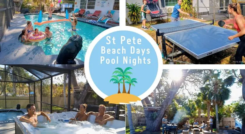 Sleeps 12 Heated Pool, Hot Tub, Pets, 5 min Beach - Image 1