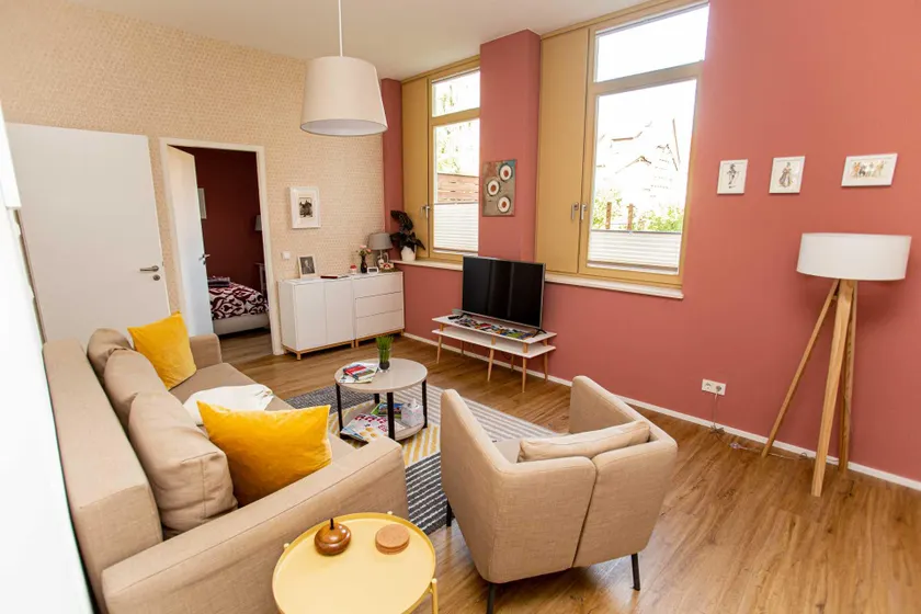 Eckhof Domizil - Großzügige Ferienwohnung mit kleinem Garten in der Altstadt von Gotha - Image 1