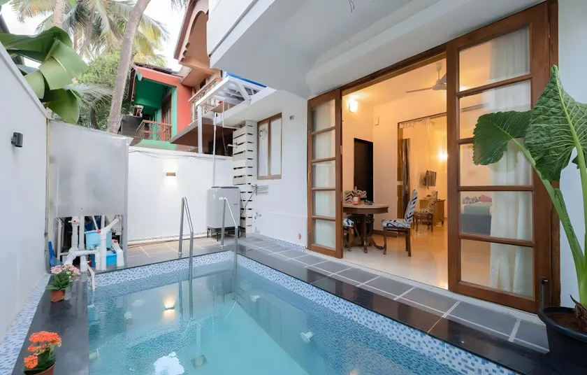 Candolim Bliss Villa with pvt Pool -300 m walk to beach - Image 1