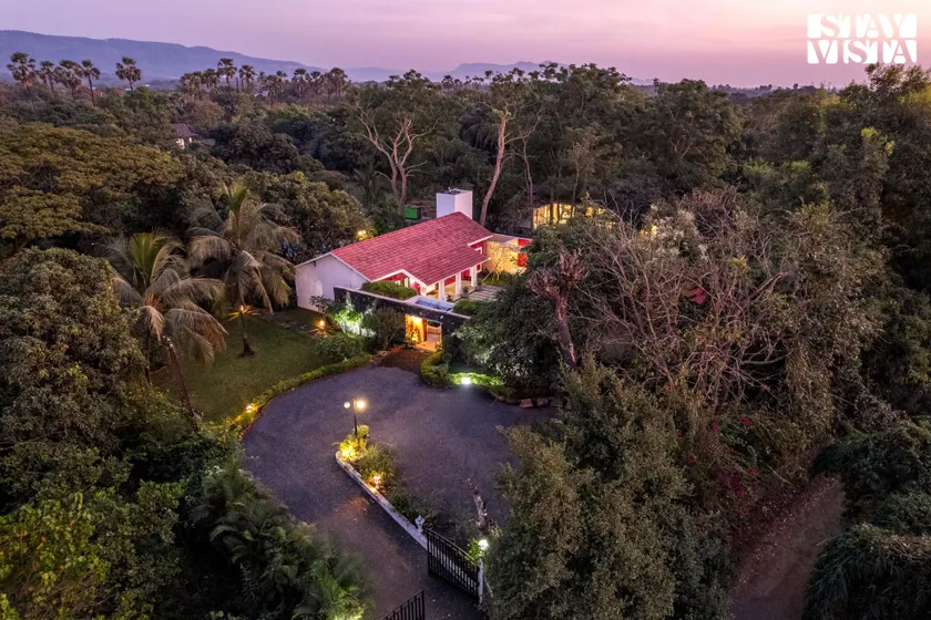 StayVista at Visthaan with Pool, Lawn & BBQ - Image 1