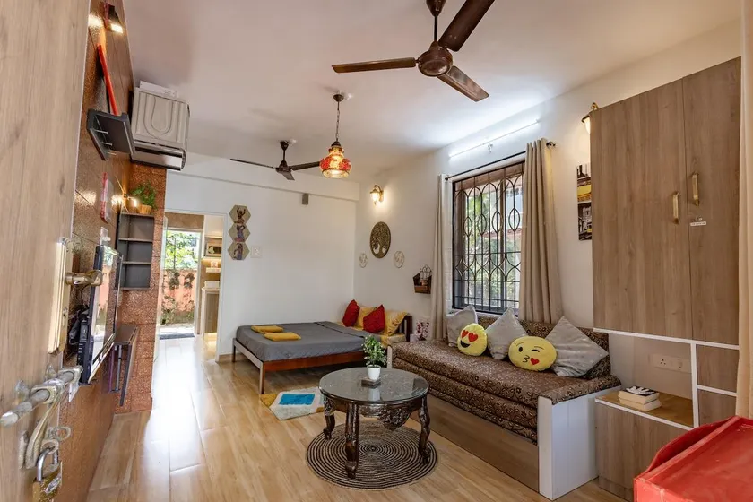 Modern Studio in The Heart of Benaulim + Pool - Image 1