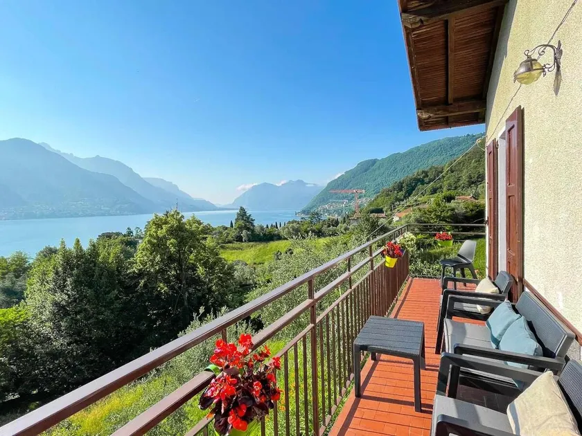 Appartamento Tivano, balcone con vista lago - Image 1