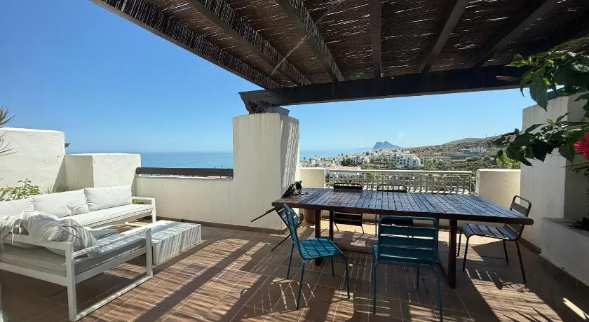 Sea, Morroco & Gibraltar View Apartment ,Terrace & Pool - Image 1