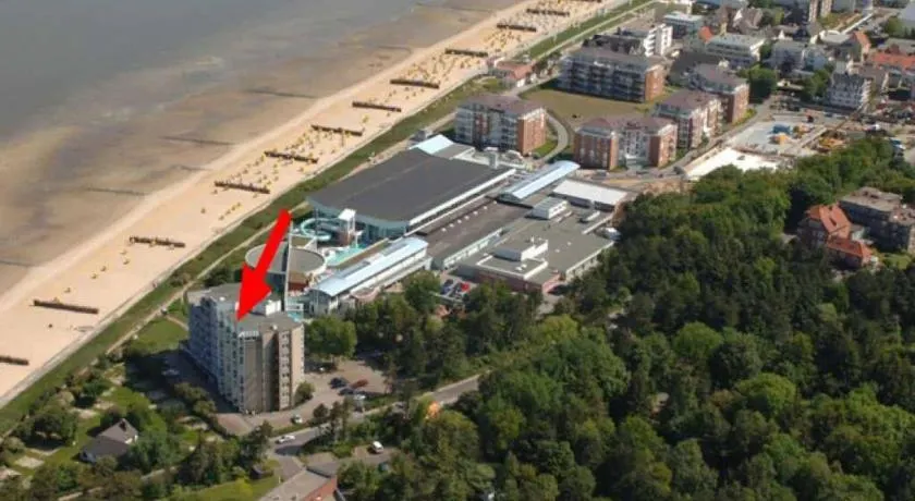 Apartment 103 im Haus Seehütte direkt am Strand in Cuxhaven Duhnen mit Seesicht in der Ferne - Image 1
