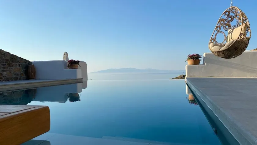 Villa Camelia 1 - Psarou View - Private pool and Jacuzzi - Image 1