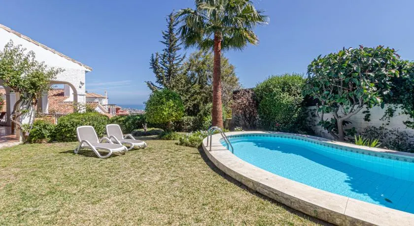 TOP VILLA: Luxe jardin piscine vue mer Wifi Benalmadena Pueblo - Image 1