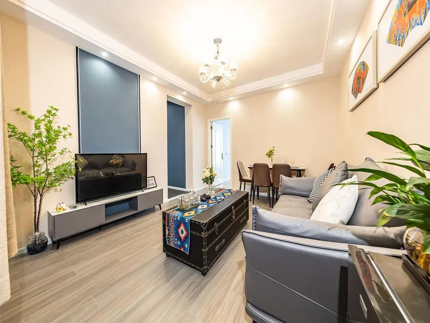 Annie Apartment 2505, Exit B, 120m from Chuanxin Gulou, Line 2, Designer Homestay - Image 1