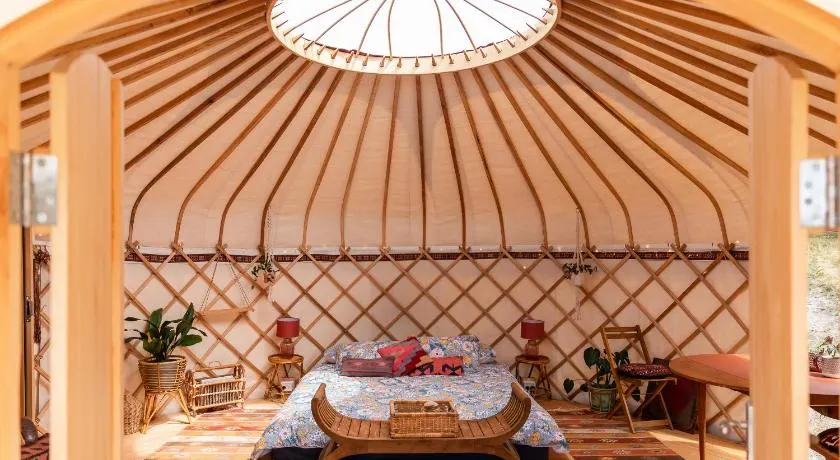 Luxury yurt glamping at Littlegrove - Image 1