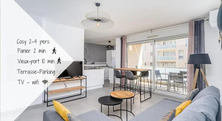 Panier, Major, appartement de 47 m2, parking et terrasse - Image 1