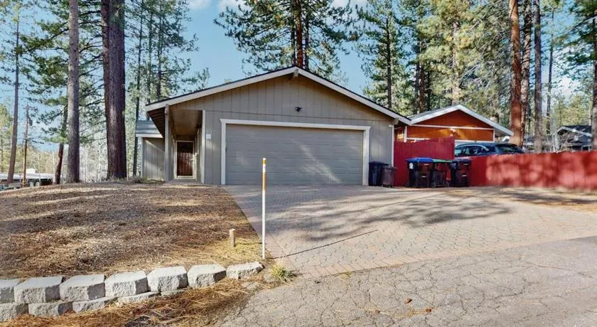 Retro-Modern Tahoe Retreat with Vinyl Record Player Grill Deck Fooseball - Image 1