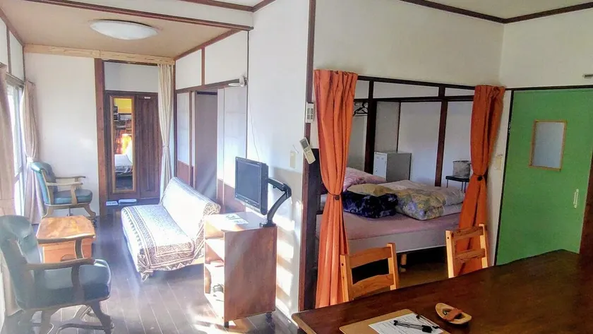 for car trip  private house with a kitchen, shower, bedroom, and living room. miyazaki-city - Image 1