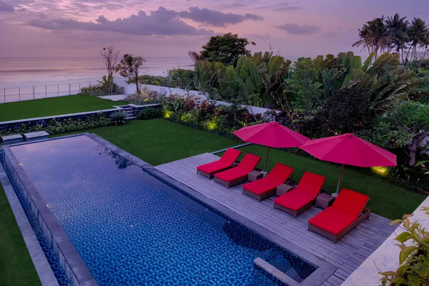 5 Bedroom Beachfront Villa in Keramas Beach; - Image 1