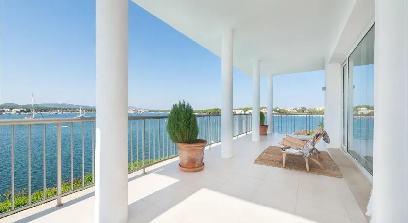 NEW! Villa ESPERANZA, Can Marilla, Front Sea View, Pool, AC, BBQ - Image 1