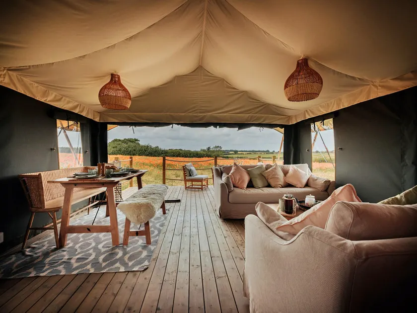 Safari Tent in Stiffkey Valley with Fire Pit - Image 1