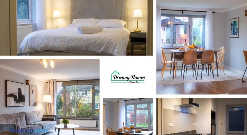 Four Bedroom Spacious House By Dreamy Homes Short Lets And Serviced Accommodation with Free Parking Near Salisbury City Centre - Image 1