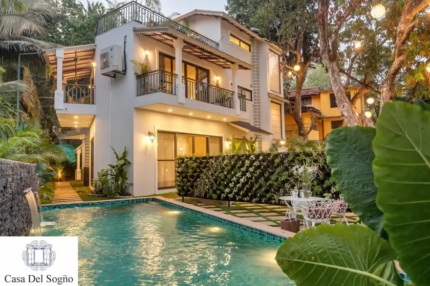 Lime Tree 4 BHK Villa with Private Pool Anjuna Beach Goa - Image 1
