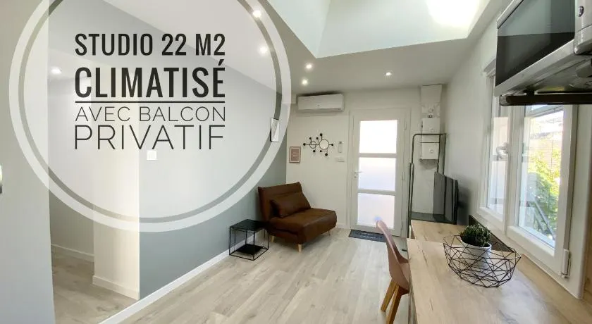 Studio Ora - 22m² - climatisé avec balcon privatif - Image 1