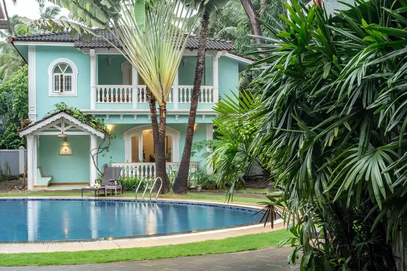 3BHK Bridgerton villa with pool 8mins from Calangute - Image 1