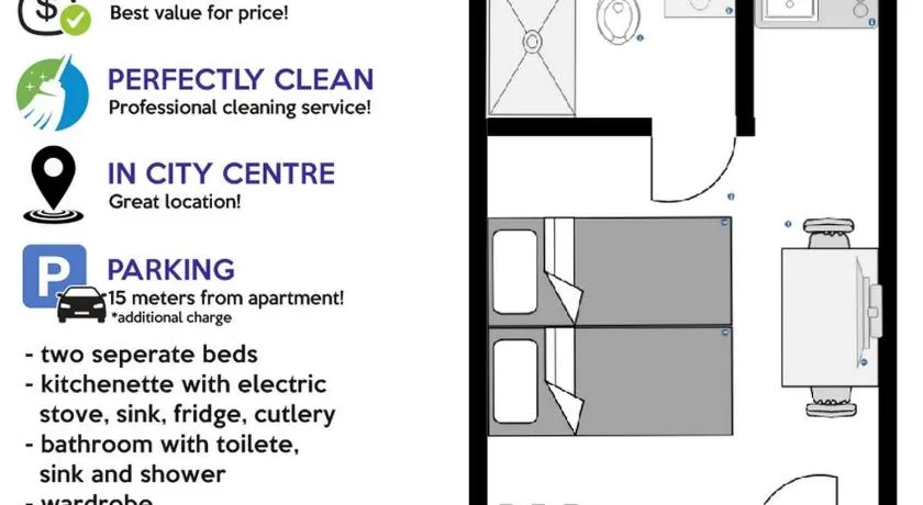 Budget Apartment LeLo Centar2 - Image 1