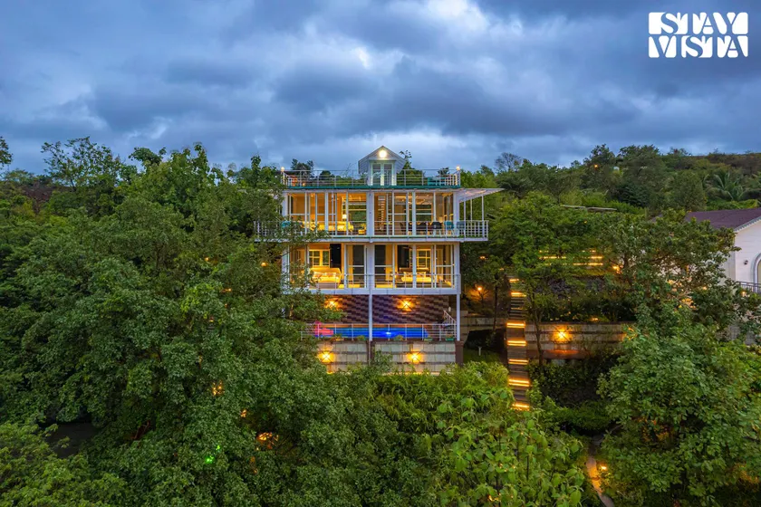 The Glasscape by StayVista - Hillside getaway with Pool and Indoor games - Image 1