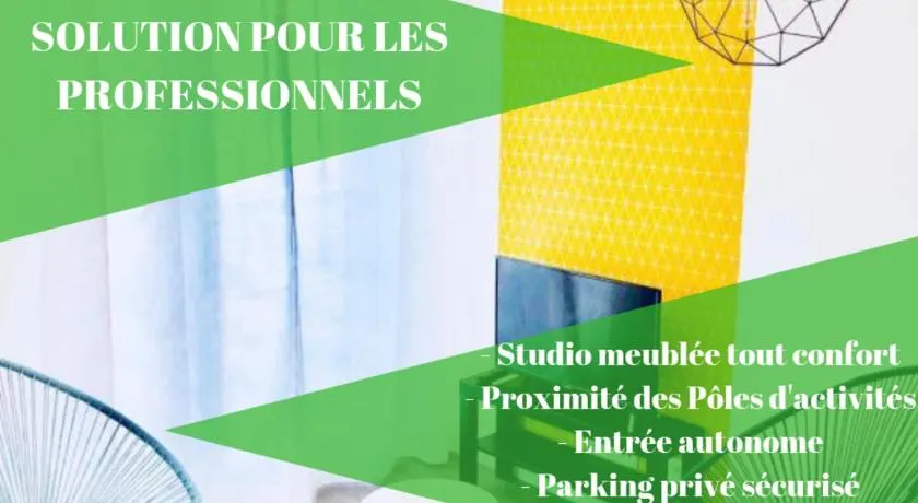 BtoBed - Location Professionnelle - Studio Confort Parking Gratuit Villepinte - Proche Parc des Expositions et Aéroport CDG - Image 1
