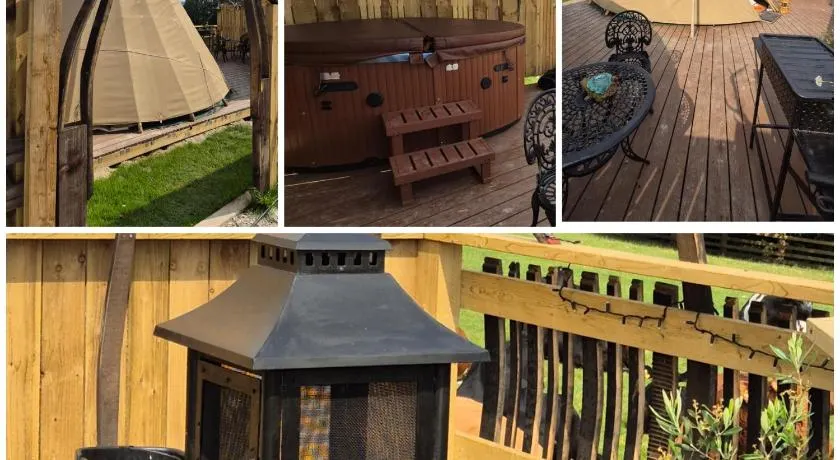 Burtree Country House, Tipi's, Treehouse & Lodge & house rooms with hot tubs in a private garden - Image 1